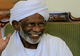 تشييع جثمان حسن الترابي رئيس حزب المؤتمر الشعبي السوداني