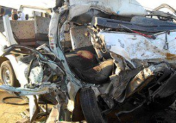 مصرع 4 أشخاص فى حادث تصادم على طريق القاهرة الإسكندرية الزراعى بالمنوفية