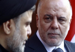 قبل ساعات من اعلان الحكومة العراقية الجديدة .. تصاعد التوترات بين العبادى والصدر