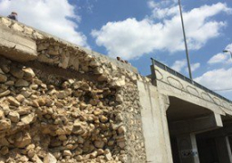 النقل: سقوط جزئي محدود للتكاسي المجاورة لكوبري طريق المحلة – كفر الشيخ