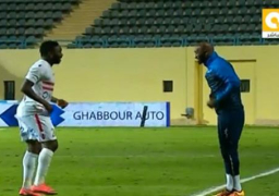 الزمالك يتقدم على المقاولون بهدفين فى الشوط الأول في مباراتهما بالدورى