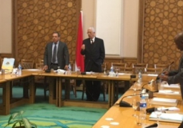 نائب وزير الخارجية يلتقي وفدا من ممثلي كليات الدفاع الإفريقية