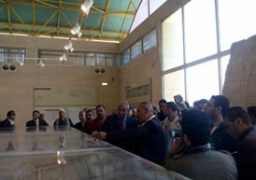 وزير الاثار يفتتح مركز تل العمارنة بالمنيا