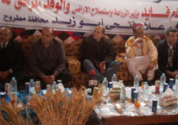 وزير الزراعة من مطروح: إعلان الآليات الجديدة لاستلام القمح نهاية الأسبوع.. والإنتاج الحالى وصل لـ8 ملايين طن.. ولأول مرة منذ 25 عاما تتضاعف معدلات سقوط الأمطار