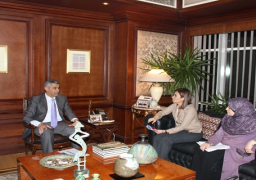 وزيرة التعاون الدولى تناقش مع الجيوشي دعم تطوير السكك الحديدية وشبكة الطرق