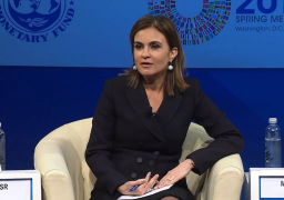 بالصور .. د.سحر نصر تشارك فى جلسة نقاشية بواشنطن على هامش اجتماعات البنك الدولى