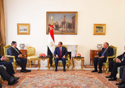 بالصور.. السيسي ونائب المستشارة الألمانية يستعرضان تطورات الأوضاع السياسية والاقتصادية بمصر