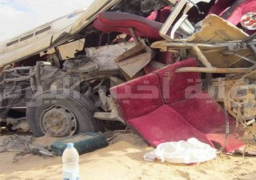 إصابة 19 سائحًا في حادث تصادم بطريق الزعفرانة