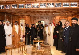 البابا تواضروس يستقبل وفد المجلس الوطني الاتحادي للإمارات