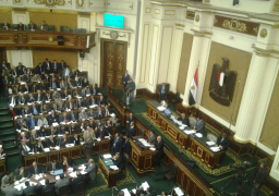 التفاف نواب البرلمان حول الوزراء لطلب التأشيرات فى المجلس