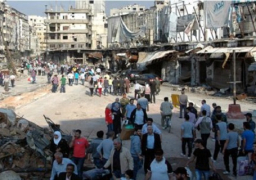 الدفعة الاولى من سكان مدينة تدمر السورية يعودون الى منازلهم السبت