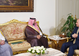 السيسى يستقبل الامير تركي بن عبد الله الرئيس التنفيذي لمؤسسة خادم الحرمين