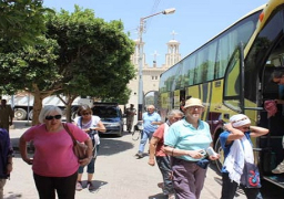 بالصور.. وفد فرنسي يزور دير المحرق وآثار مير باسيوط