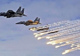 سلاح الجو الليبي يشن غارة جوية غرب مدينة درنة