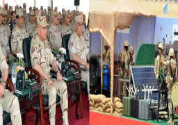 صدقى صبحى يشهد البيان العملى لهيئة الإمداد والتموين للقوات المسلحة ( إمداد – 1 )