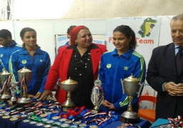 فريق كلية النصر بالمعادى يحصل على المركز الأول فى كأس العالم لسباحة الزعانف