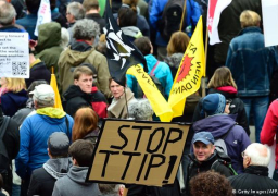 مظاهرات احتجاجية تسبق زيارة أوباما لألمانيا