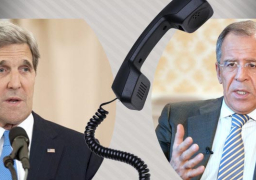 وزيرا خارجية أمريكا وروسيا يبحثان هاتفيا دعم اتفاق وقف الاعتداءات في سوريا
