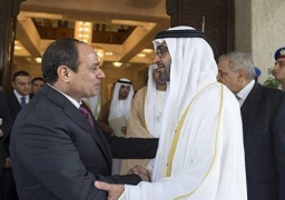 ولى عهد أبوظبى يغادر القاهرة بعد لقاء الرئيس السيسي