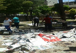 15 جريحا في هجوم بالسيارة المفخخة ضد الشرطة في دياربكر بتركيا