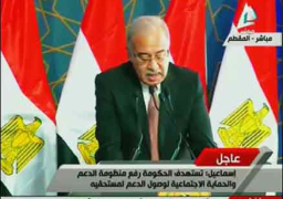 بالفيديو … إسماعيل : تطوير المناطق العشوائية والمهددة لحياة المواطن من اهم ملامح برنامج الحكومة