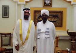 البشير يبحث مع الجروان سبل تعزيز العمل العربي المشترك