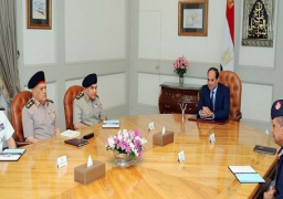 الرئيس السيسى يبحث سير العمليات العسكرية للقضاء على الارهاب فى سيناء