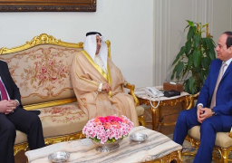 السيسي يستقبل يعقوب الصانع وزير العدل الكويتى