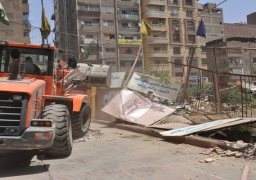 بالصور.. الجيزة تزيل تعديات مدرسة خاصة على أرض أملاك دولة وتعيد الانضباط لفيصل