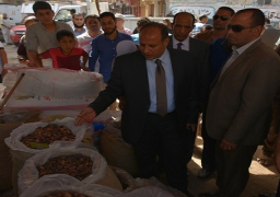 بالصور..محافظ البحيرة يتفقد المعرض الخيرى للسلع الغذائية ومستلزمات رمضان بمركز أبو حمص