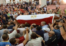 تشييع جثمان شهيد الواجب بسيناء في مسقط رأسه بسوهاج