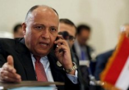 وزير الخارجية يبحث مع وزير الشؤون البرلمانية الفرنسي المستجدات على الساحة الإقليمية