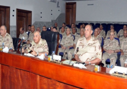 صبحي يوجه الشكر لأبطال الجيش والشرطة على جهودهم في مواجهة الإرهاب