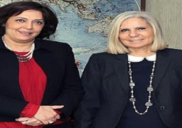 صفاء حجازى تبحث مع الأمين المساعد للجامعة العربية أعمال مجلس وزراء الإعلام العرب