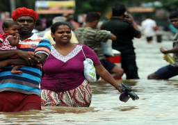 ارتفاع حصيلة ضحايا الفيضانات والانهيارات الأرضية فى سريلانكا لـ27 قتيلا