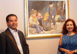 لوحة تشكيلية لأطفال سوريا تصفهم بالقنبلة الموقوتة بعد حالات الانكسار