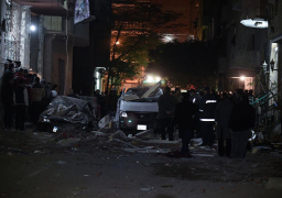 الداخلية: استشهاد ضابط و7أمناء شرطة بإطلاق مسلحين النار على سيارة شرطة بحلوان