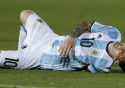 إصابة ميسى فى فوز الأرجنتين على هندوراس ودياً