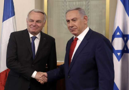 وزير الخارجية الفرنسي يبحث مبادرة السلام الفرنسية مع نتنياهو وعباس