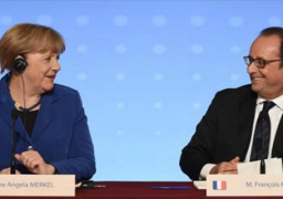 أولاند يجري اتصالا بالمستشارة الألمانية ورئيس المجلس الأوروبي عقب الاستفتاء البريطاني