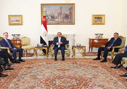 الرئيس يستقبل رئيس البنك الاتحادي ومستشار الأمن القومي الألمانيين