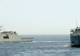 بدء فعاليات التدريب البحرى المشترك المصرى الفرنسى ( كليوباترا 2016 )