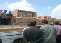 توزريع 5 آلاف كرتونة رمضانية على الاسر الاكثر احتياجا بالمنوفية