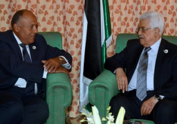 سامح شكرى يتوجه لرام الله حاملاً رسالة من السيسى إلى أبو مازن