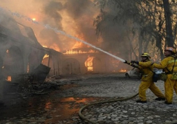 مقتل 2 من رجال الإطفاء فى قبرص جراء حرائق الغابات