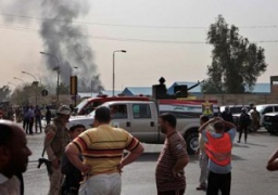 مقتل واصابة 10 عراقيين بتفجير انتحاري قرب”معسكر التاجي” شمالي بغداد