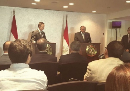 وزير الخارجية يعرب لنظيره المجرى عن تطلعه لعقد اجتماع وزارى بين مصر ودول فيشجراد قريبا