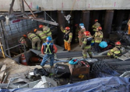 وفاة 4 عمال جراء انهيار بموقع إنشاءات بمترو الأنفاق في كوريا الجنوبية