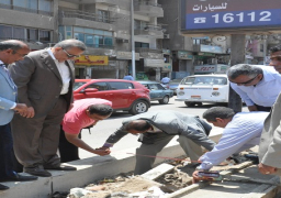 الإدارة العامة لمرور الجيزة تواصل أعمال تطوير شارع فيصل حتى ترعة الزمر