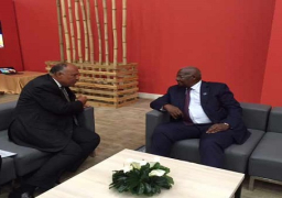 بالصور.. سامح شكري يجرى مباحثات مع وزراء خارجية السودان وأوغندا وغانا